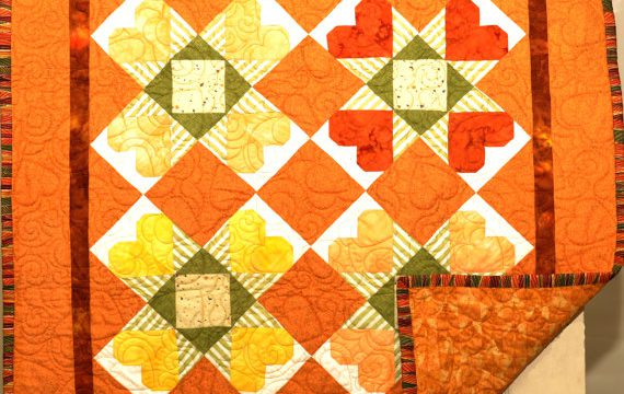 Pumpkin Baby Quilt